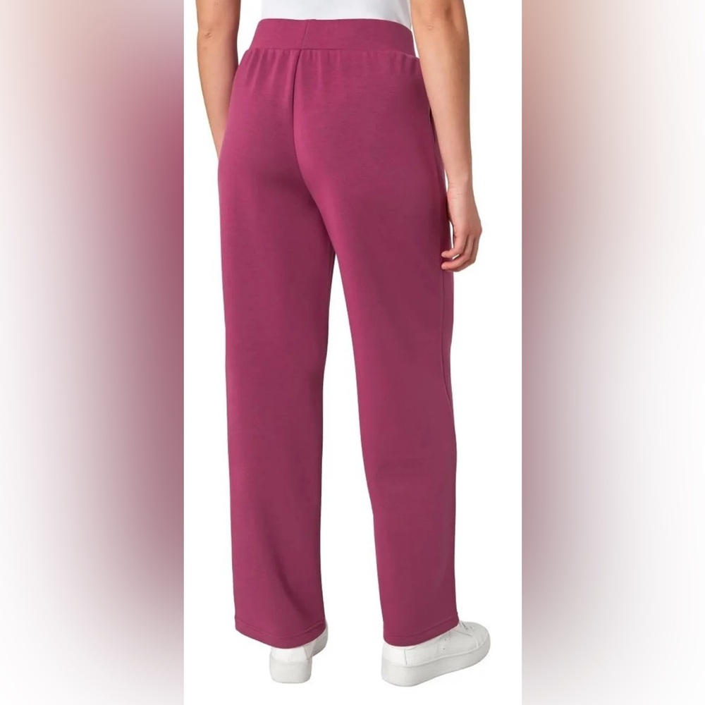 NWT Mondetta Women's Ultra-Soft Wide Leg Pant - Raspberry M - Picture 2 of 4